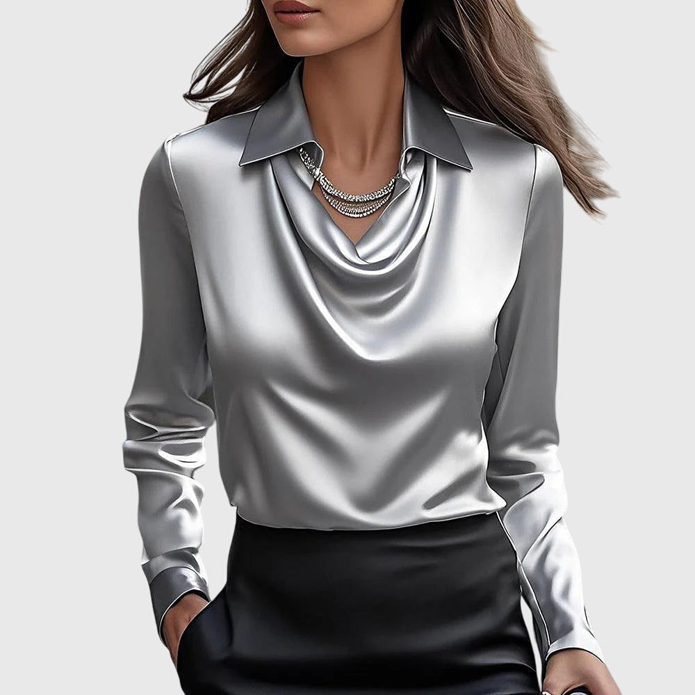 Theresa™ | Elegant Collar Blouse