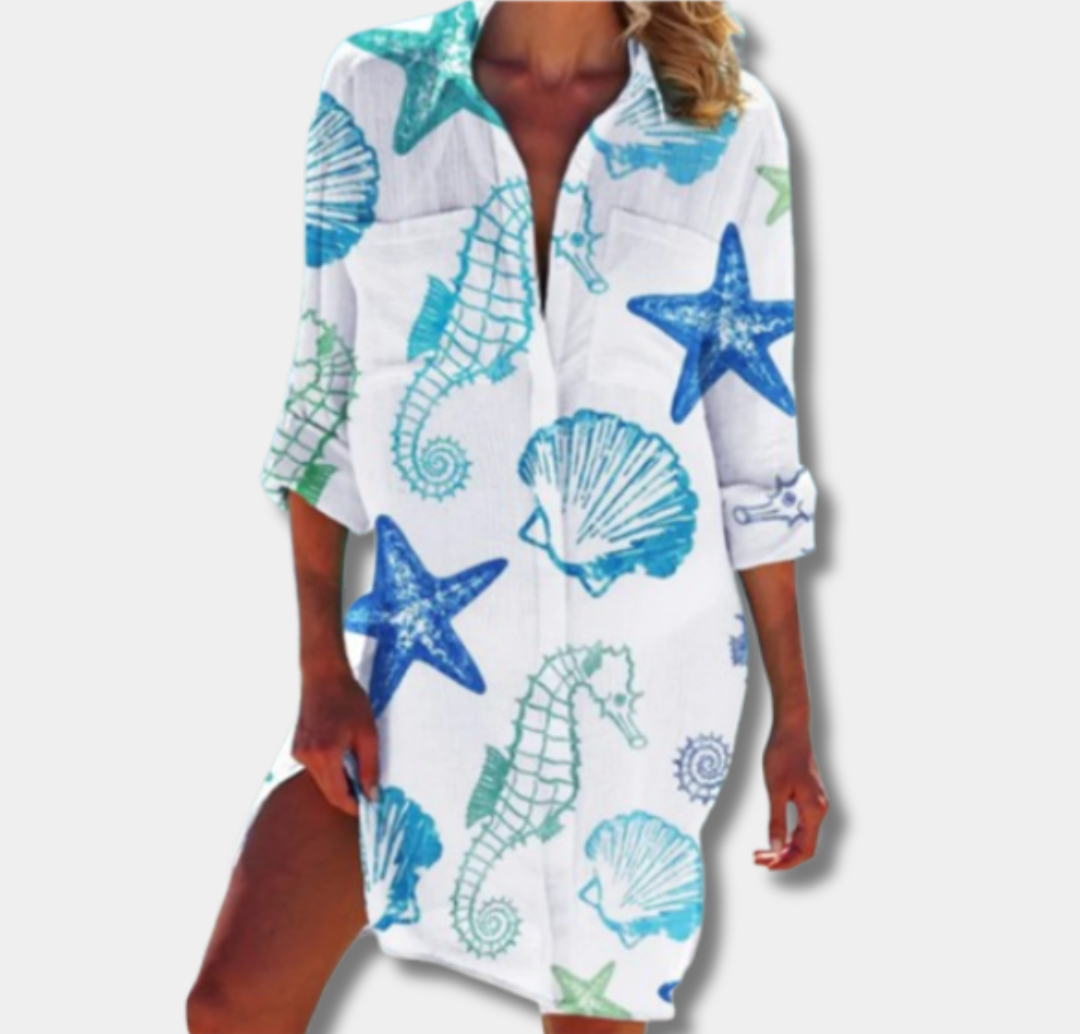 Nina™ | Flowy Printed Midi Dress