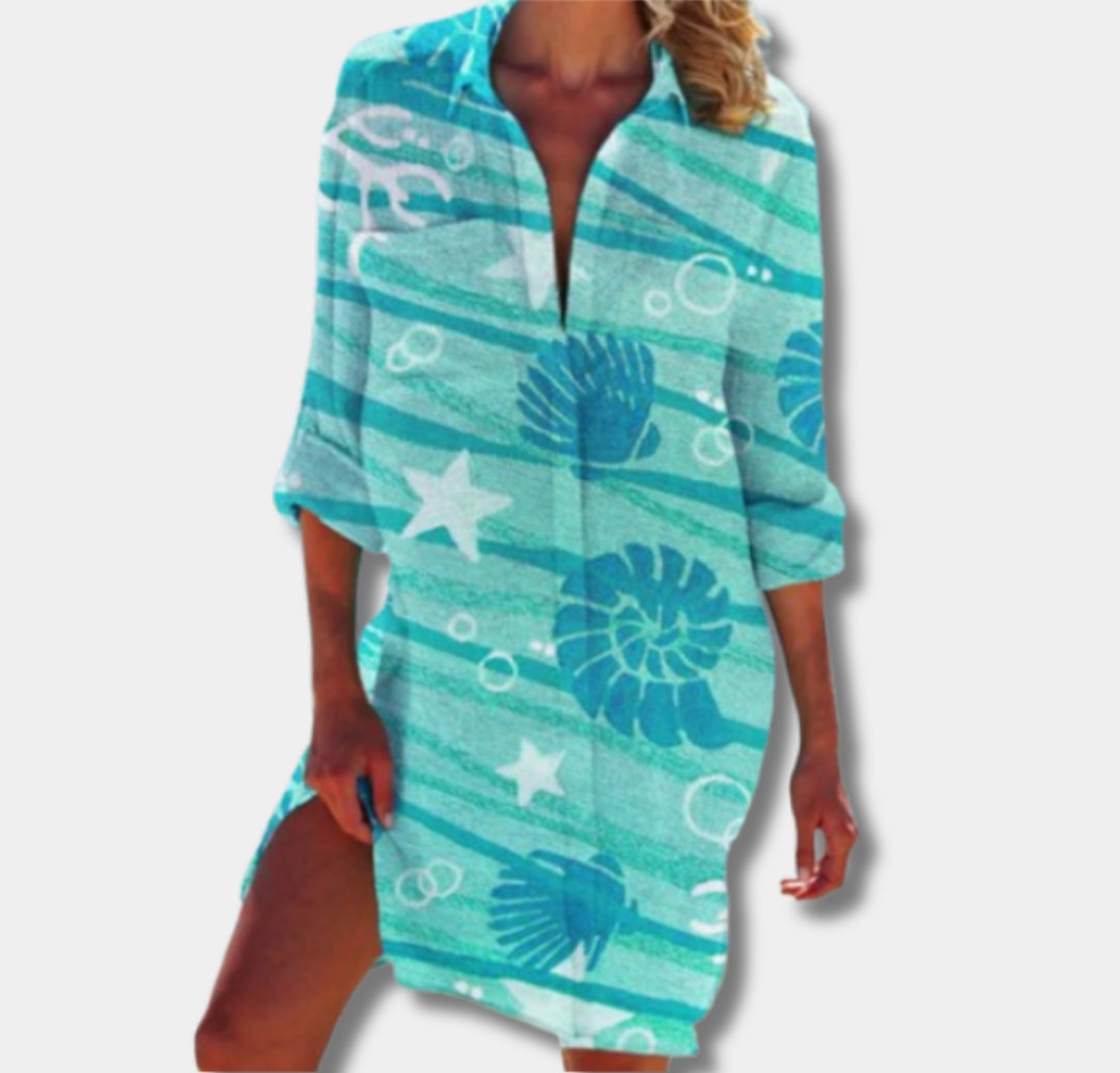 Nina™ | Flowy Printed Midi Dress