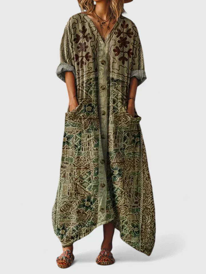 Eliza™ | Boho Maxi Dress