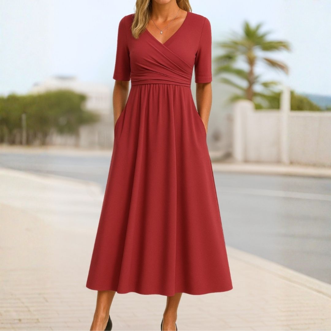 Carolyn™ | Elegant Midi Dress