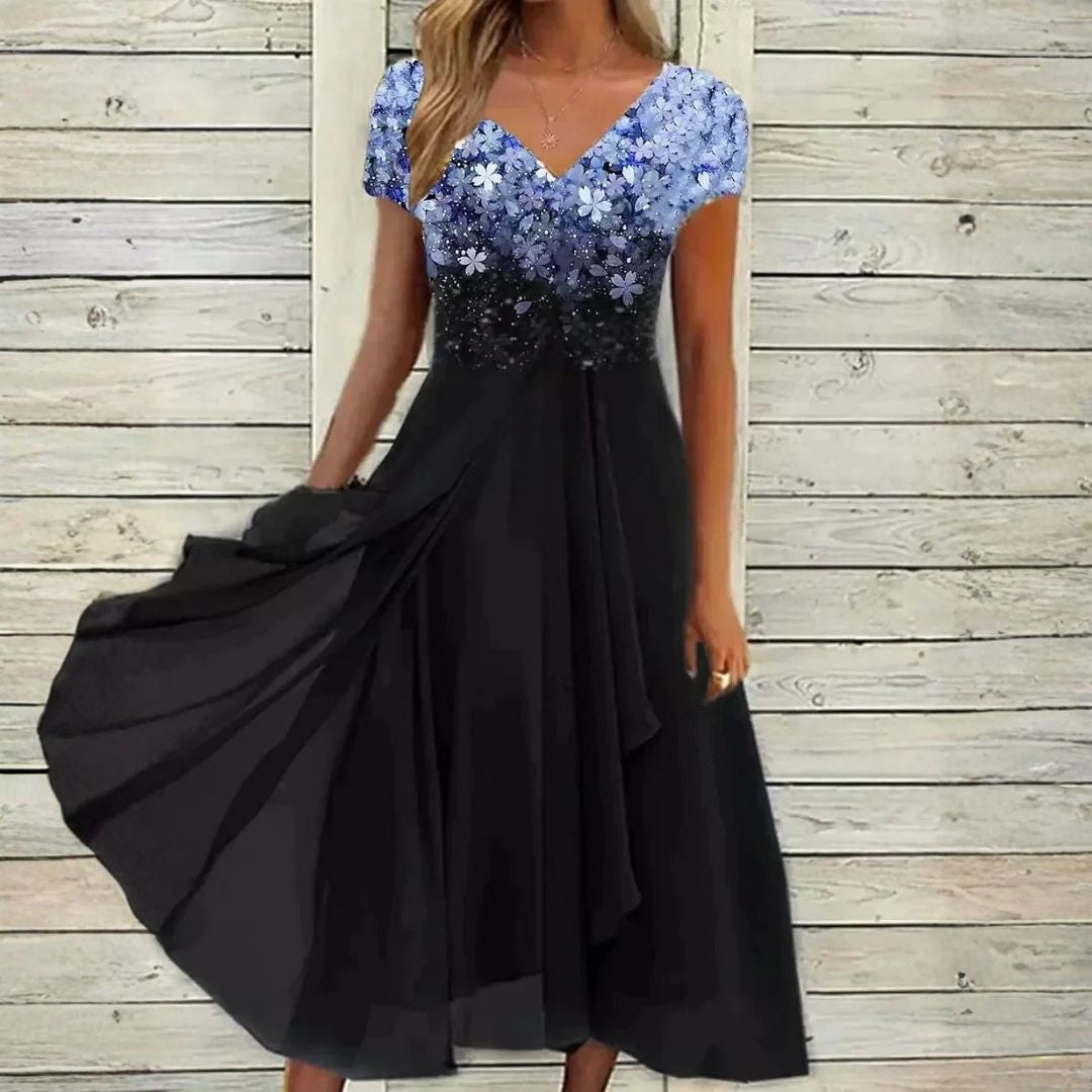 Anne™ | Elegant Gradient Midi Dress
