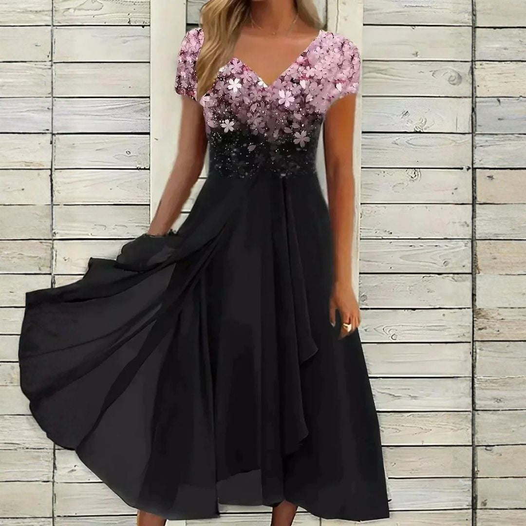 Anne™ | Elegant Gradient Midi Dress