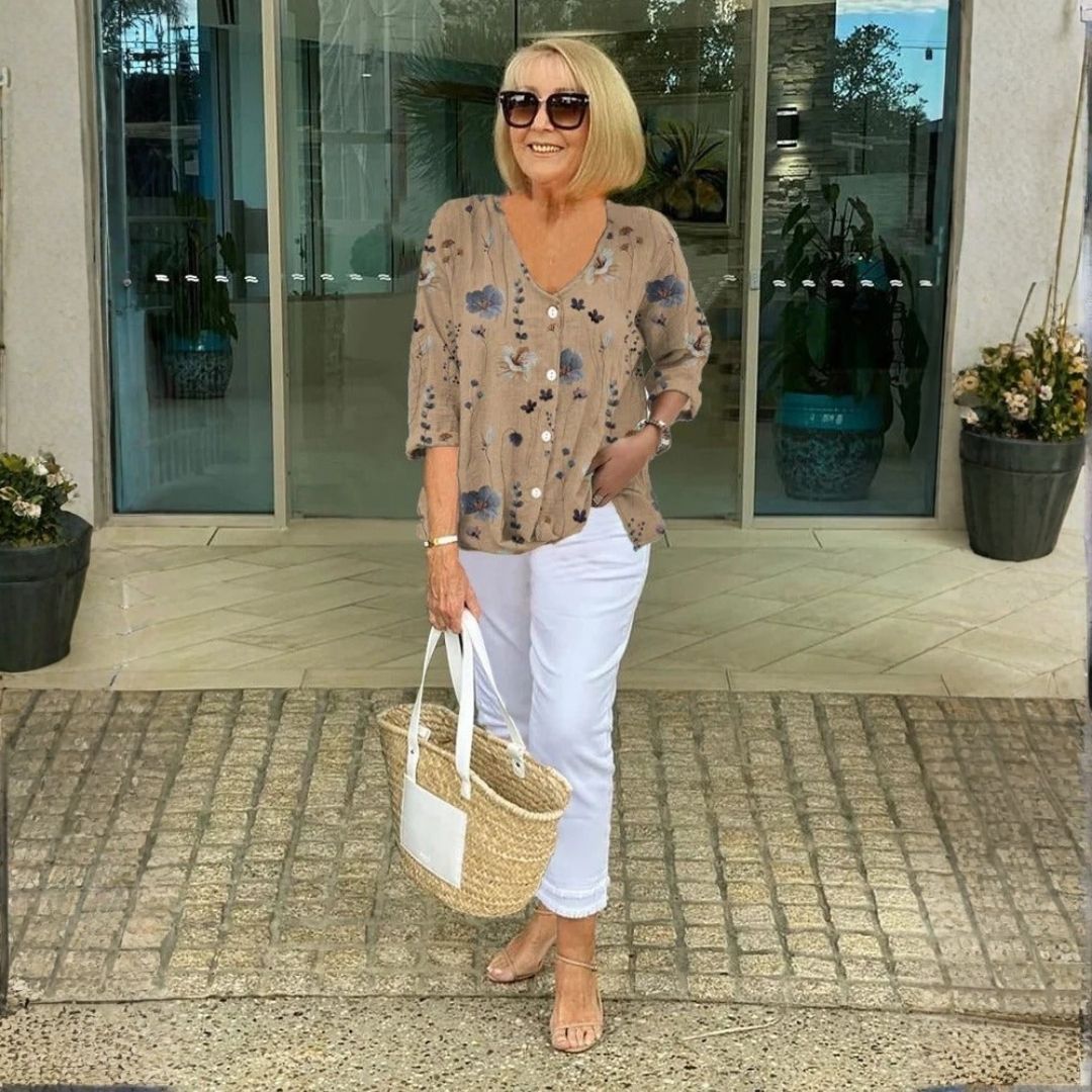 Vicki™ | Elegant Floral Blouse
