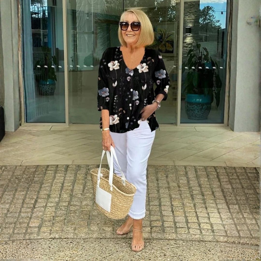 Vicki™ | Elegant Floral Blouse