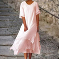 Marianne™ | Flowing Layered Midi Dress