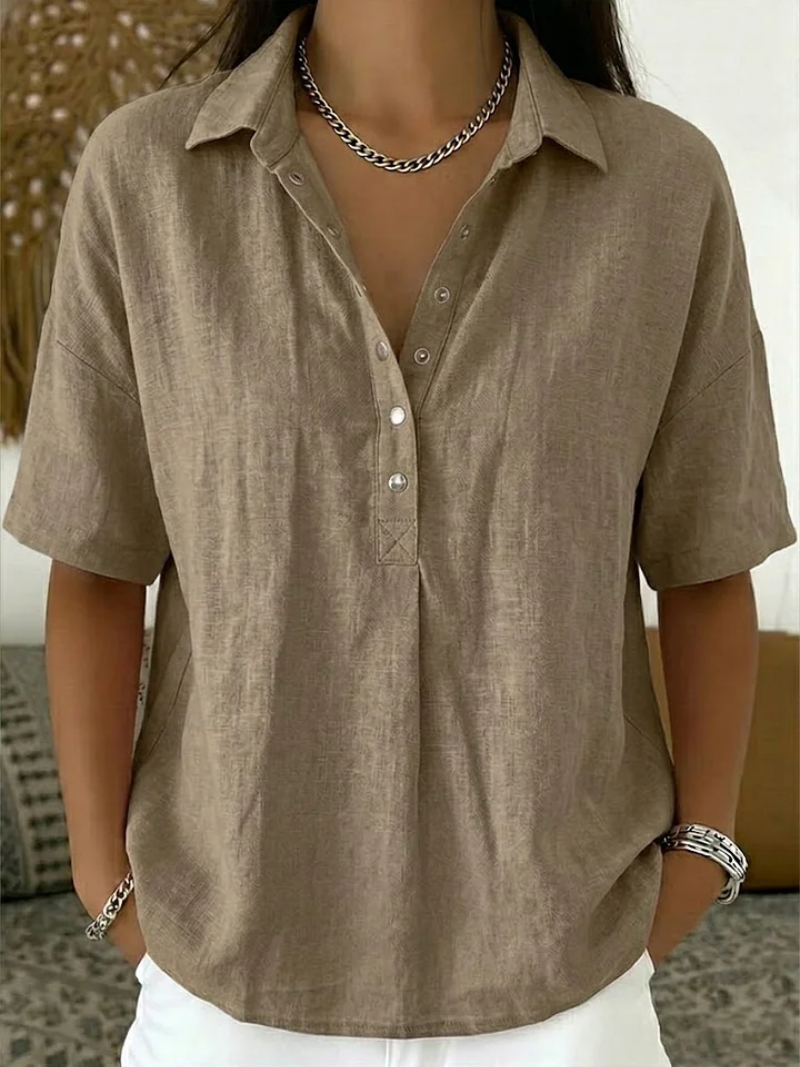 Orla™ | Relaxed Collar Blouse