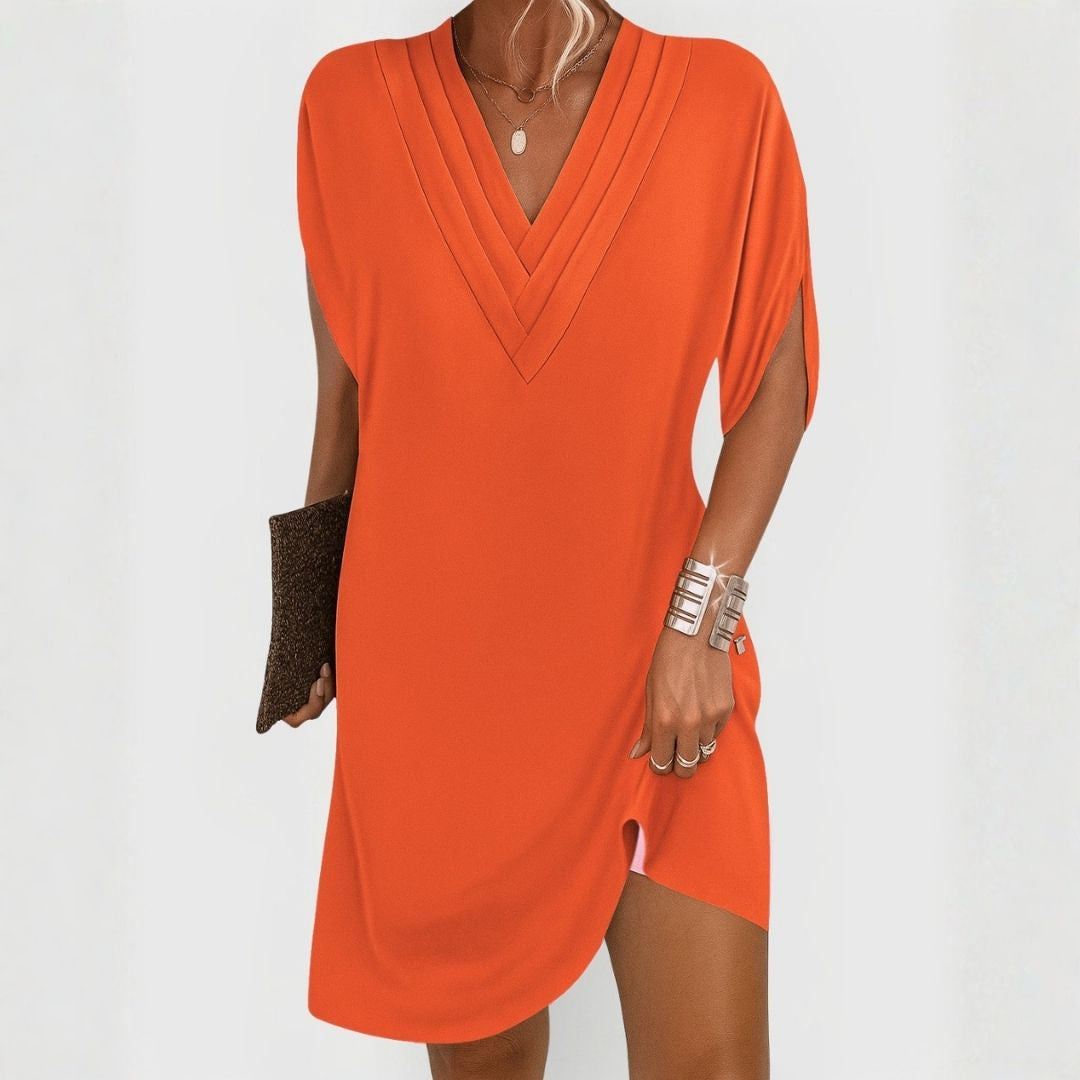 Manon™ | Flattering V-Neck Dress