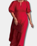 Harper™ | Elegant Puff Sleeve Dress