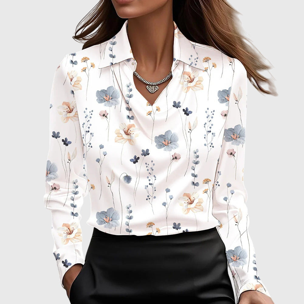 Theresa™ | Elegant Collar Blouse
