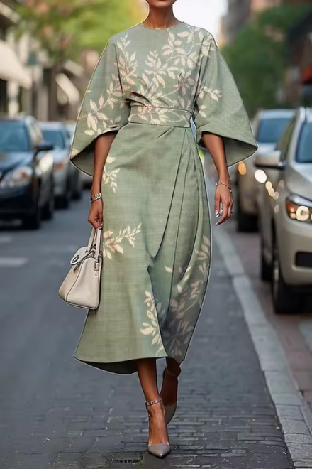Kath™ | Floral Print Midi Dress