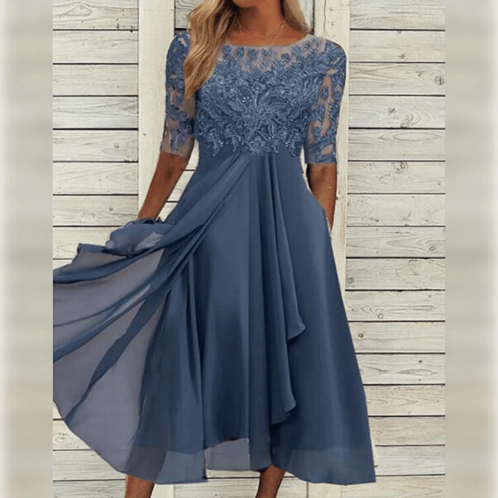 Nathalie™ | Elegant Midi Dress