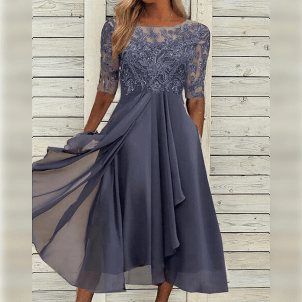 Nathalie™ | Elegant Midi Dress