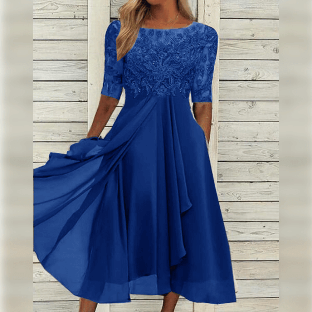 Nathalie™ | Elegant Midi Dress