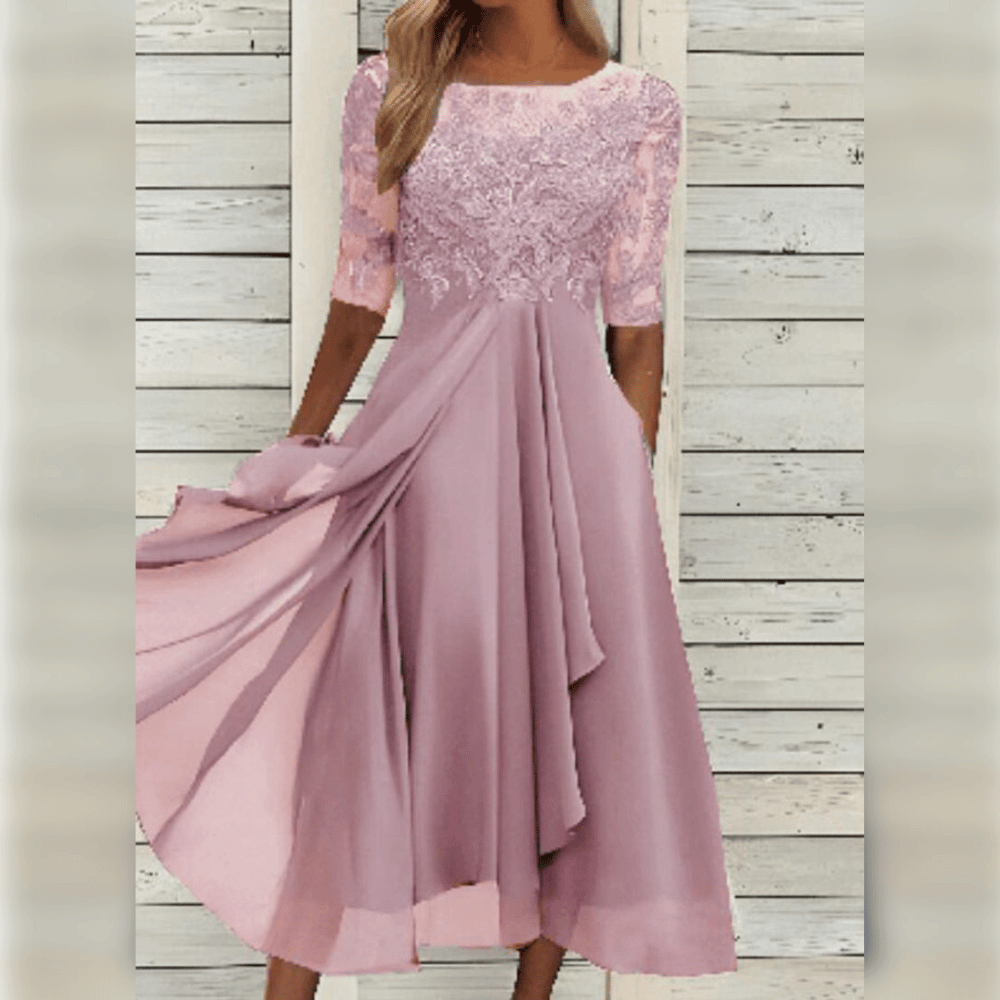 Nathalie™ | Elegant Midi Dress