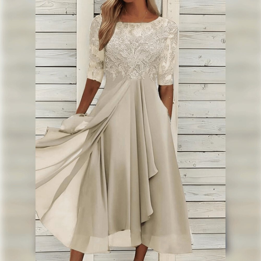 Nathalie™ | Elegant Midi Dress