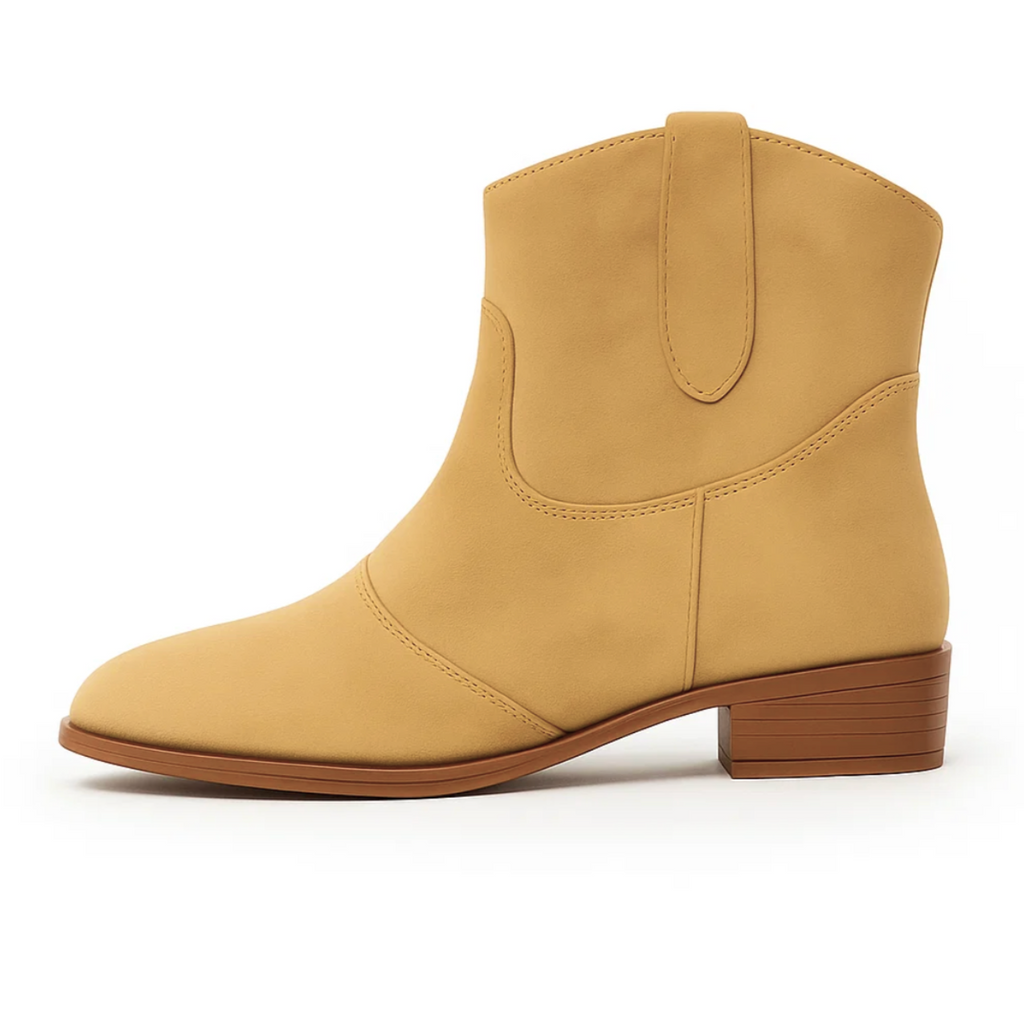 Suede Western Boots