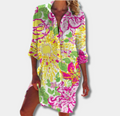 Nina™ | Flowy Printed Midi Dress