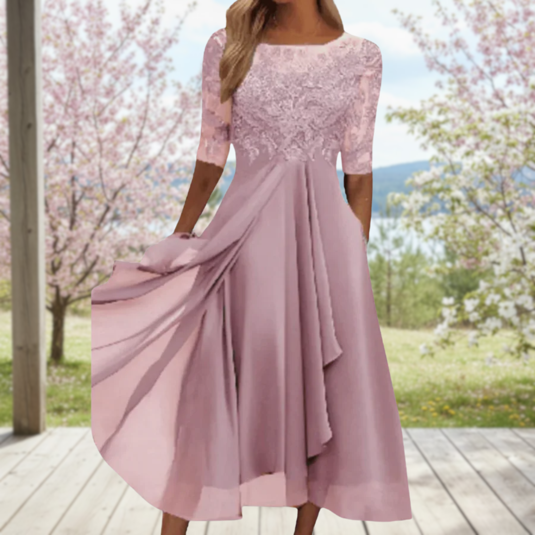 Scarlinne™ | Elegant Midi Dress