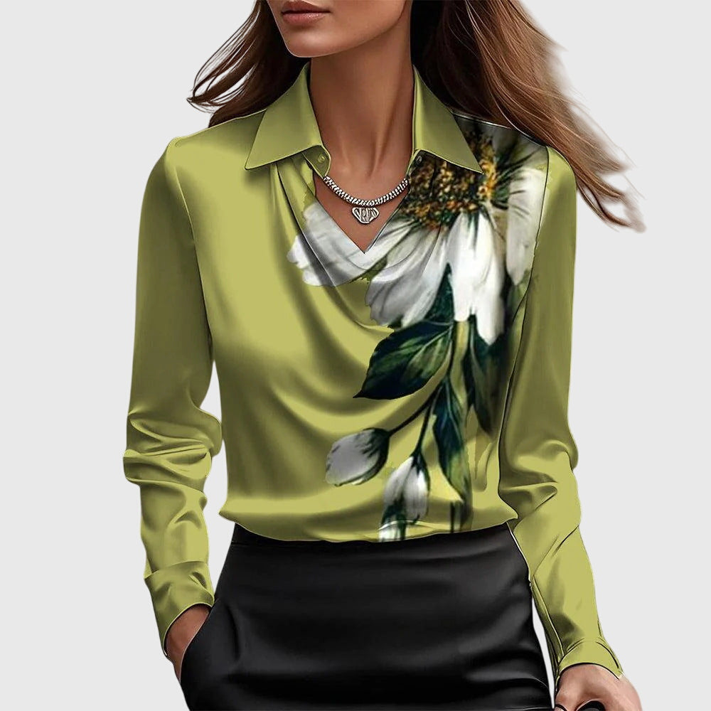 Theresa™ | Elegant Collar Blouse
