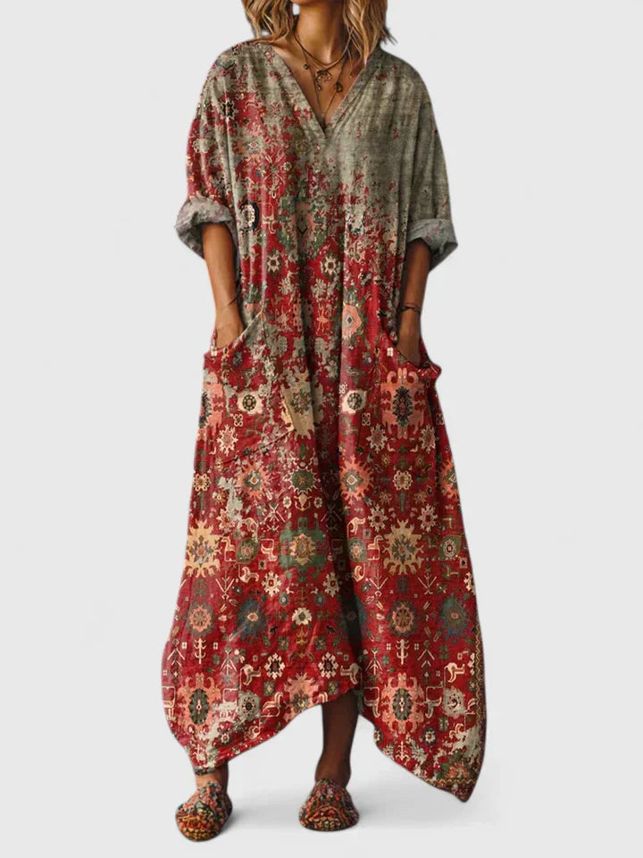 Eliza™ | Boho Maxi Dress