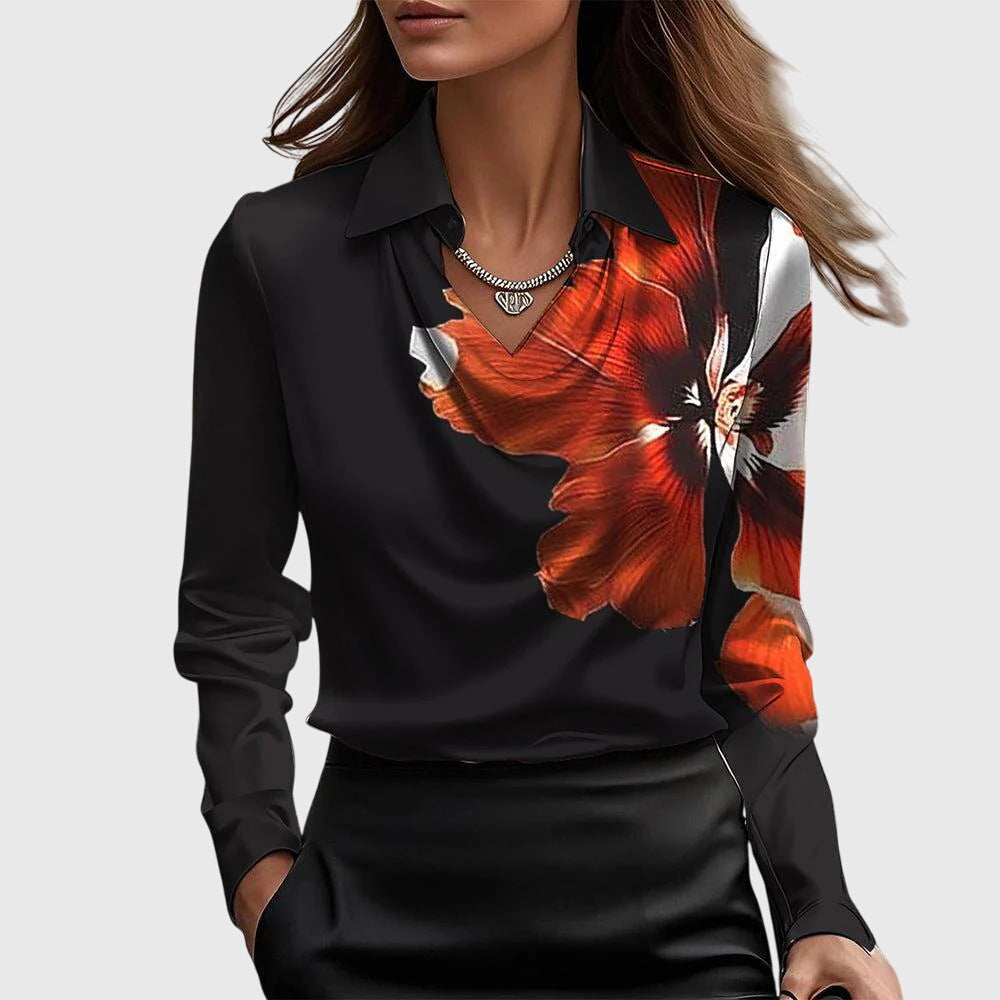 Theresa™ | Elegant Collar Blouse
