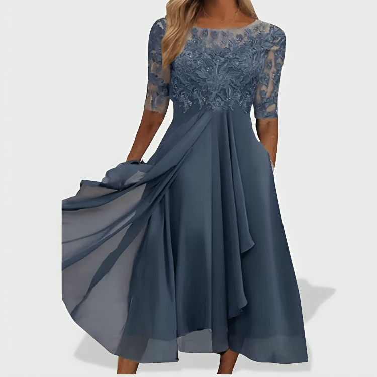 Scarlett™ | Elegant Midi Dress