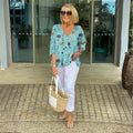 Vicki™ | Elegant Floral Blouse