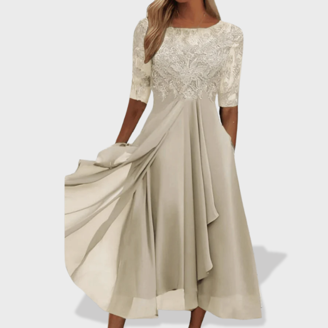 Scarlett™ | Elegant Midi Dress