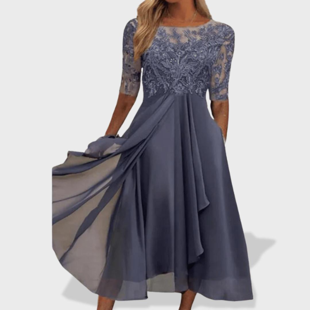 Scarlett™ | Elegant Midi Dress