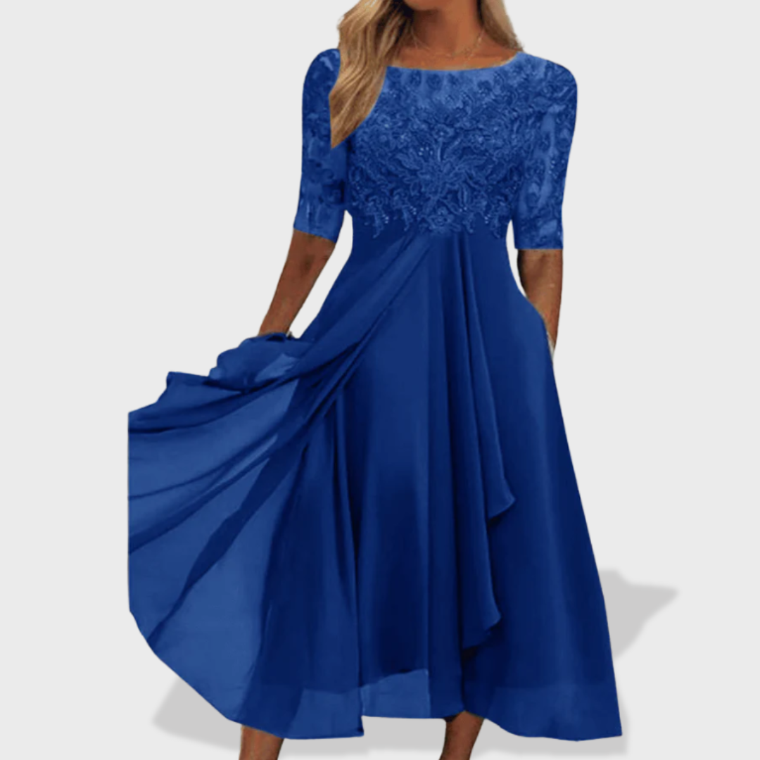 Scarlett™ | Elegant Midi Dress