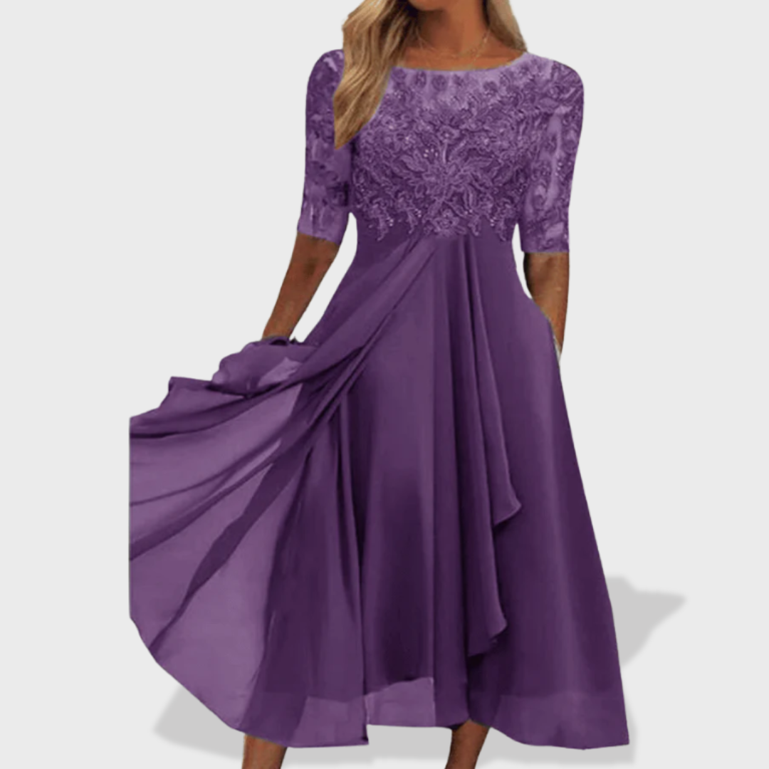 Scarlett™ | Elegant Midi Dress