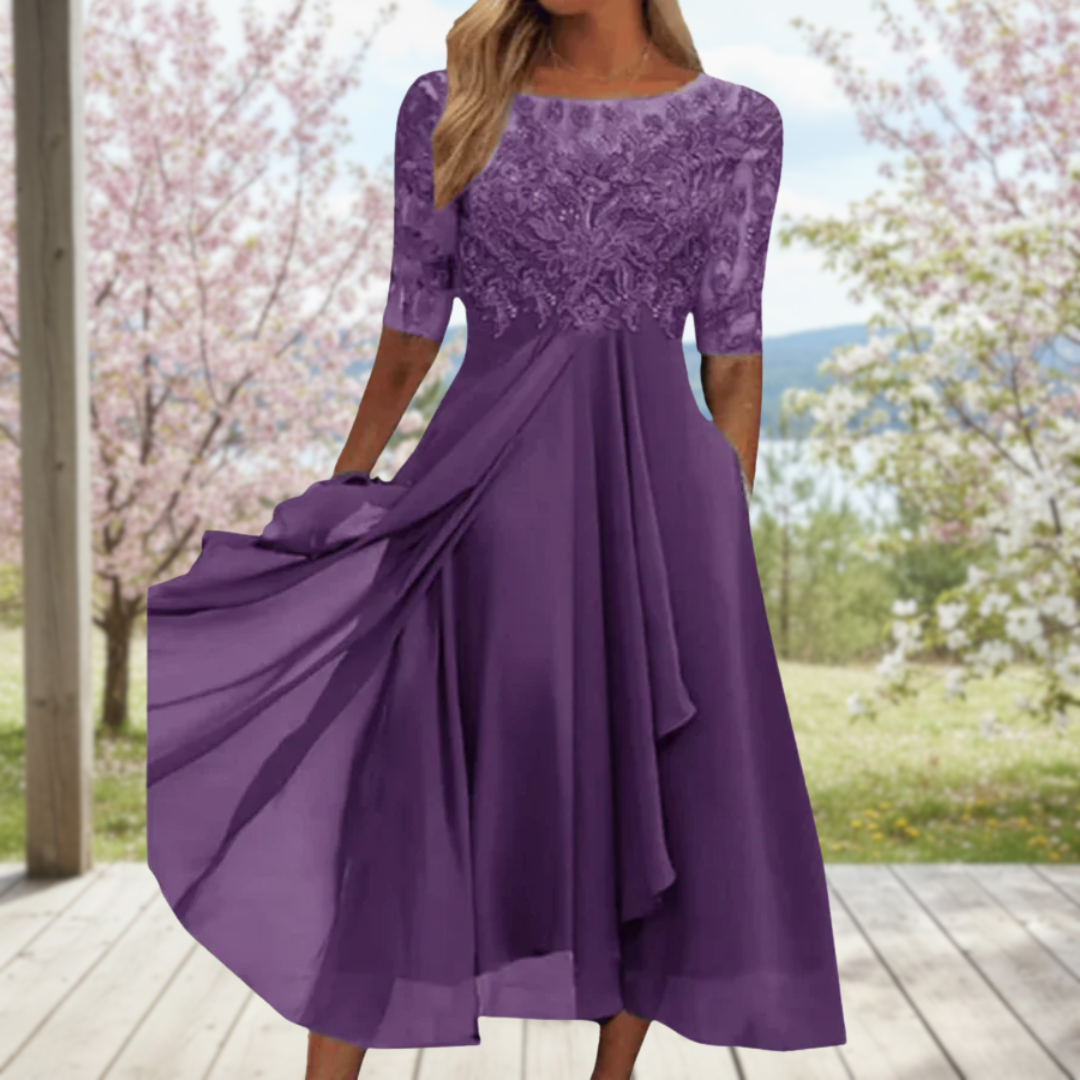 Scarlinne™ | Elegant Midi Dress