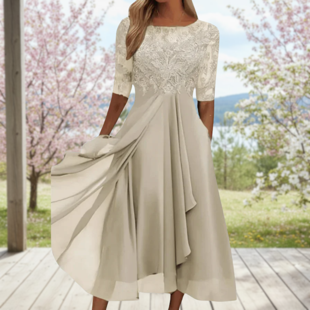 Scarlinne™ | Elegant Midi Dress
